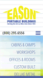 Mobile Screenshot of easonportablebuildings.com